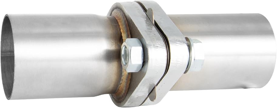 2 Inch Exhaust Pipe Connector,2 Bolts Exhaust Flange Repair Kit, Quick Fix Exhaust Bolt & Stainless Steel Exhaust Flange Repair Pipe Kit2"