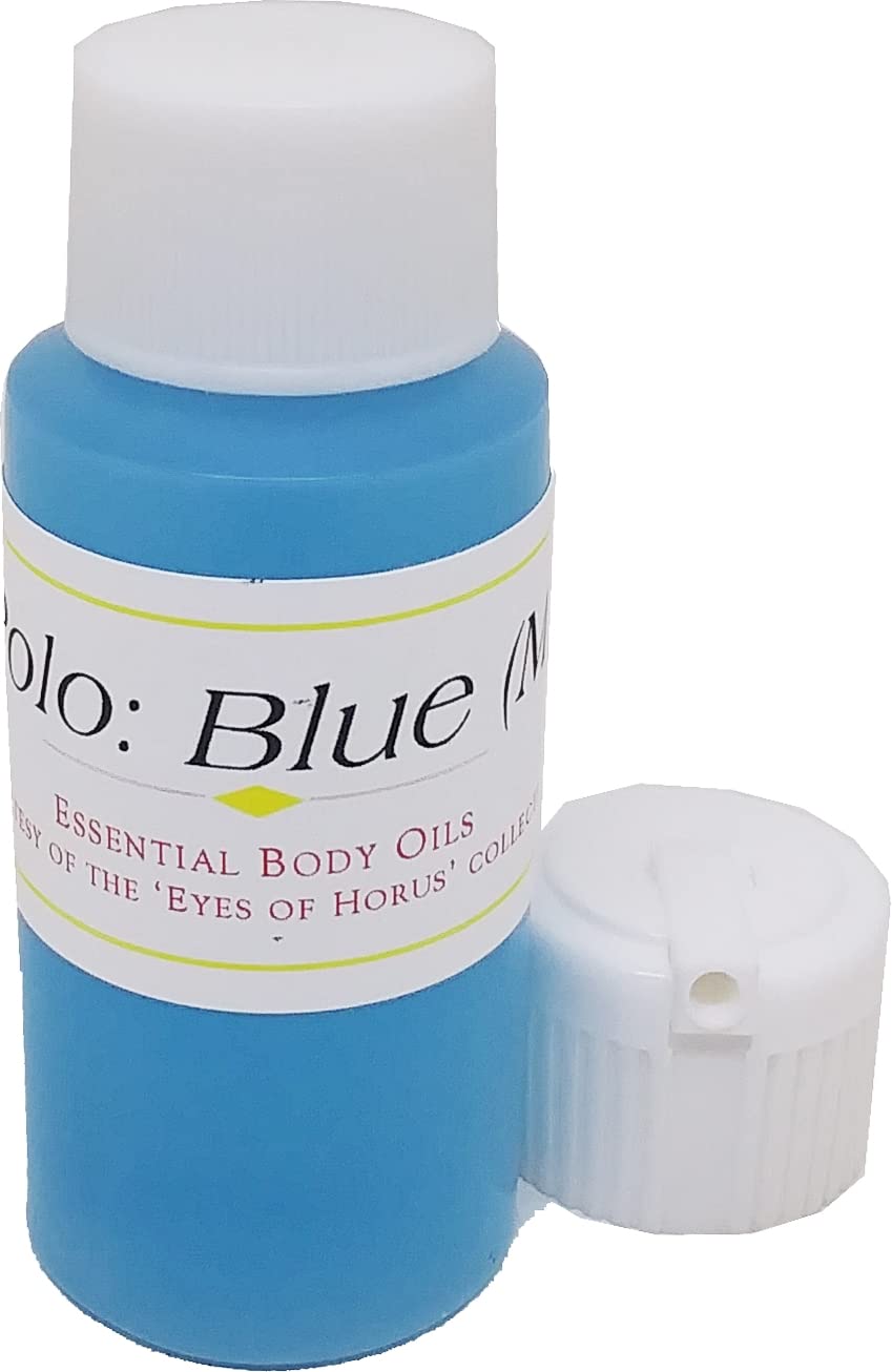 Polo: Blue - Type For Men Scented Body Oil Fragrance [Flip Cap - Blue - 8 oz.] - ID#24215
