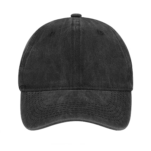 Retido Baseball Cap, Cotton Unstructured Adjustable Womens Cap, Soft Breathable Absorbent Denim Hats Men #TOP2