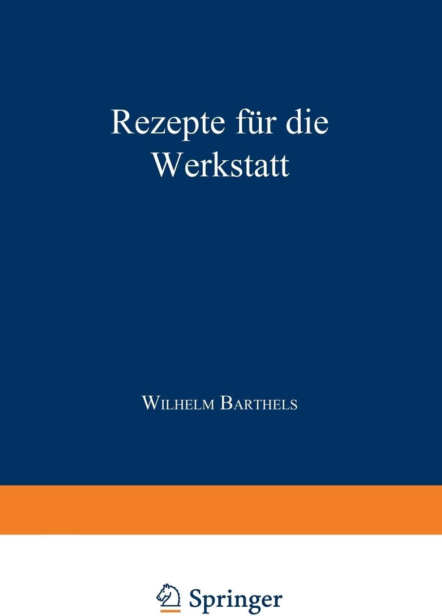 Rezepte Fur Die Werkstatt