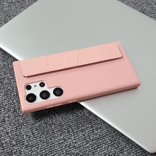 Coque de Luxe Samsung S22 Plus Rose avec Dragonne Élégante en Cuir