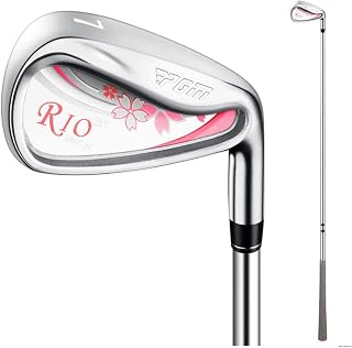 TeidEa Golf Set,Golf Club Iron #7 Rod Womenalloy Carbon Steel Clubs Ladies Practice Golf Irons Golf Clubs (Carbon Shaft)
