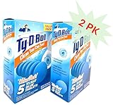Ty D BOL Toilet Cleaning Tablets with Continuous Blue Spruce Scent keeps Toilets Smelling fresh and clean 10 tabs (2-5 Count Packs) (Blue Spruce)