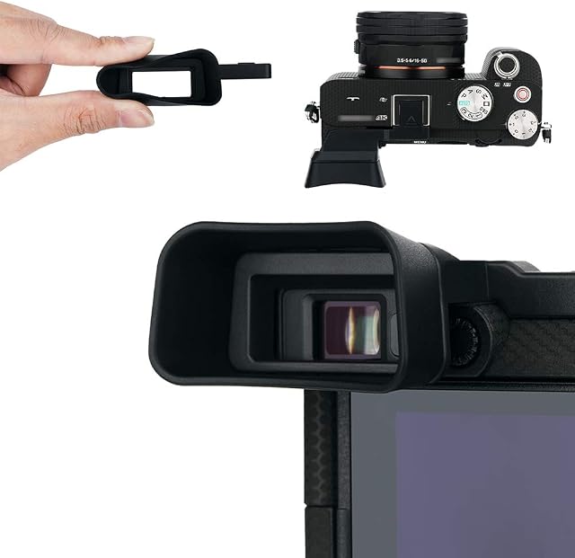 Kiwifotos Soft Eyecup Eyepiece Compatible with Sony Alpha a7C Viewfinder
