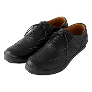 美品ショセsesamis chausserレザーシューズブラック37/23.5㎝ ses amis/chausser(セザミ/ショセ)ウイングチップレザー
