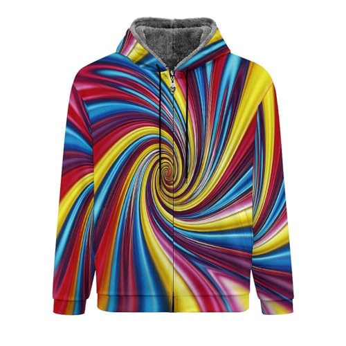 Manteaux épais homme et veste thermique zippée sweat-shirt à manches longues