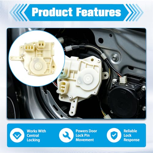 Image of LABLT 4PC Door Lock Latch Motor Actuator Front Rear Left Right Replacement for Accord 1998-2002 72155-S84-A11 72115-S84-A01 72655-S84-A01