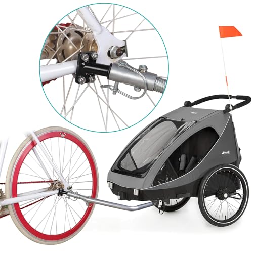 Fahrrad AnhäNger,FahrradanhäNger Kupplung,Fahrrad AnhäNgerkupplung,Schnellkupplung Tiere & Transport – Schnelle Kupplung, VerstäRkte TragfäHigkeit FüR Den TäGlichen Transport, Outdoor (2pc)