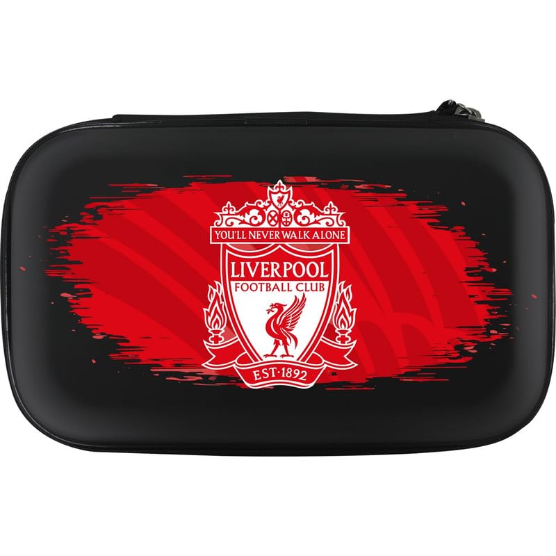 FOCO Officially Licensed Liverpool Football Club Darts Case The Reds Storage Wallet, Red Crest (W465)