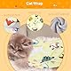 Gosknor Selbstklebende Katzen-Pflege-Wickel, 55x55cm Kratzfest Wickel-Decke für Nagelpflege Ausbruchsicher Beruhigende Katzen-Rückhaltehilfe für Schneiden Haustier-Pflege-Zubehör (Groß)