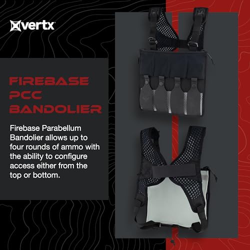 Vertx Firebase PCC Bandolier, It's Black, One Size2