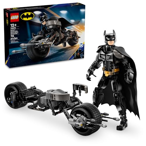 LEGO DC Batman Figure & Bat-Pod Bike Building Set - Action Figure for Ages 12+