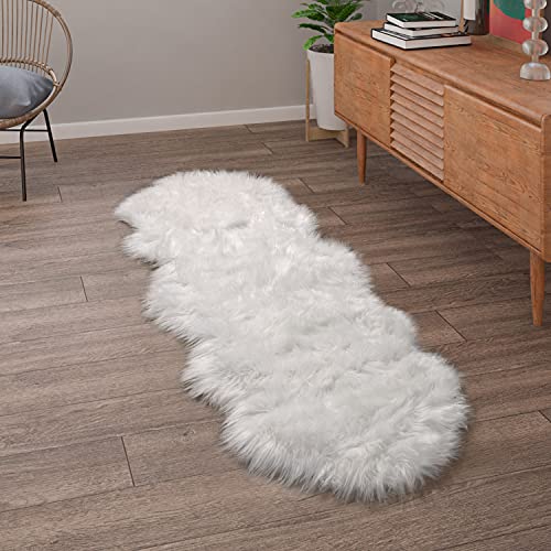 Paco Home Kunstfell Fellteppich Imitat Teppich Hochflor Sitzkissen Herzform Rund Fell Form, Grösse:80x120 cm Fell-Form, Farbe:Weiß Paco Home Kunstfell Fellteppich Imitat Teppich Hochflor Sitzkissen Herzform Rund Fell Form, Grösse:80x120 cm Fell-Form, Farbe:Weiß