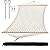 SUNCREAT Hammocks Traditional Rope Double Hammock with Hardwood Spreader Bar and Carrying Bag, 450 lbs Capacity, Natural