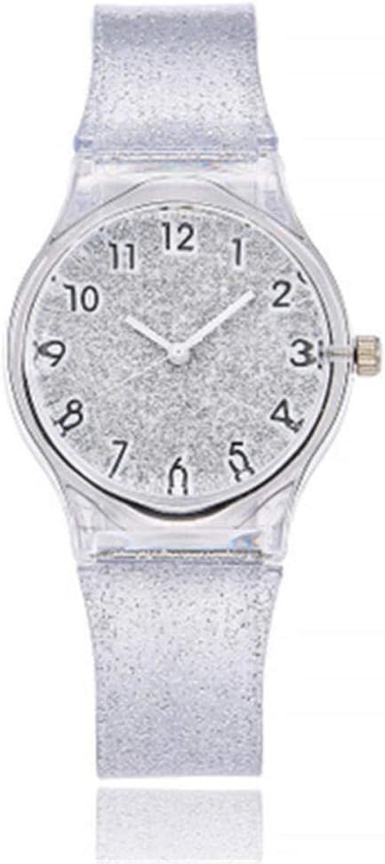 SDGSS Correa De Silicona Transparente Reloj Colorido para ...