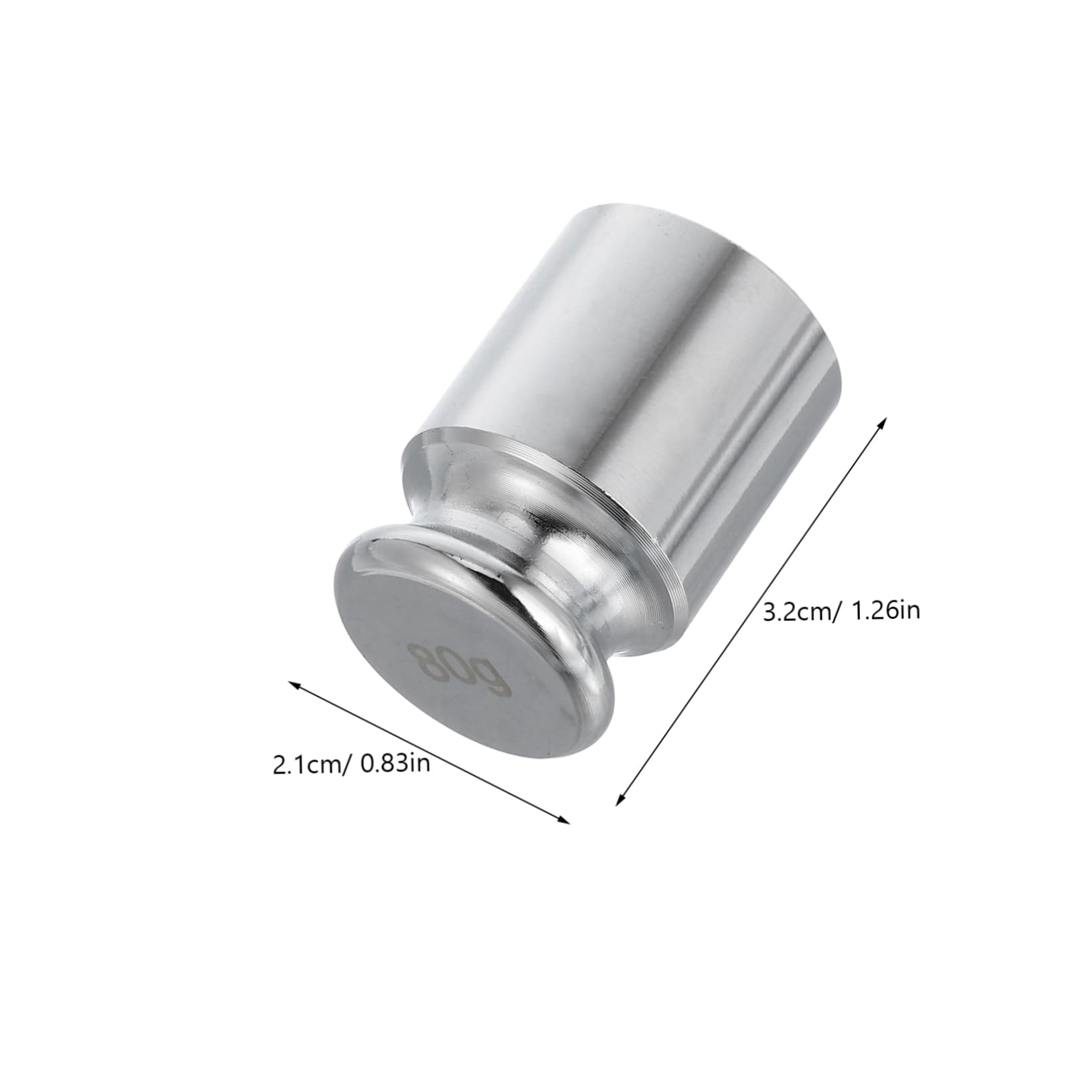 CHILDWEET 80g Calibration Weight for Scale Precision Calibration Weight for Accurate Measurement Labs and Industry for Digital and Kitchen Scales