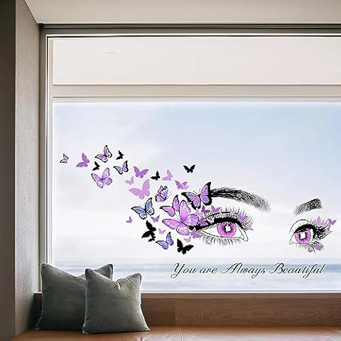 Stickers Muraux SOEWIOU Oeil Violet Cover