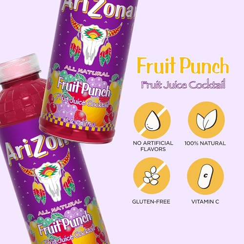 AriZona Fruit Punch | Fruit Juice Cocktail | 16 Fl Oz (12 Pack) - Image 4