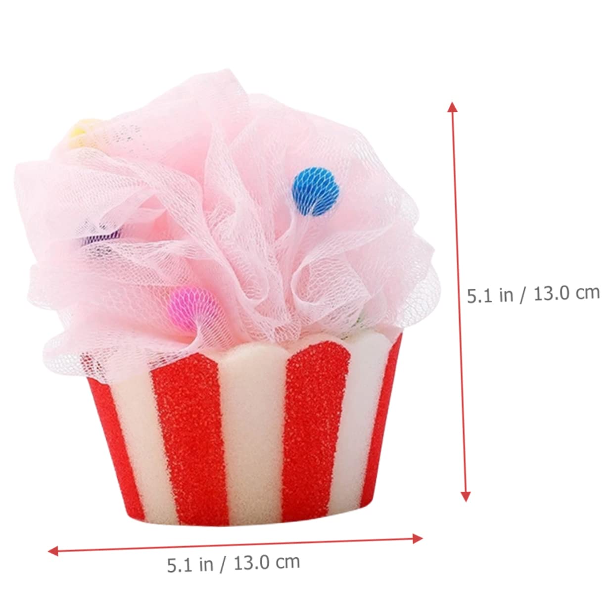 Housoutil 8 Stk Cartoon-Badeball exfoliating sponge massageschwamm duschstoß Scrubstar für Frauen Schwämme Reisezubehör Luffa-Peeling-Körperpeeling Badekugel für Männer Karikatur Duschgel