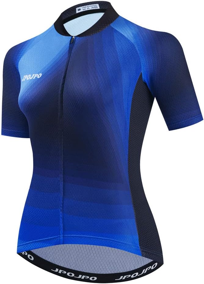 Cycling Jersey Women, Short Sleeve Ladies Bike Shirt Bicycle Clothing for Biking Biker MTB Cyclist Dirt BMX Road Mountain