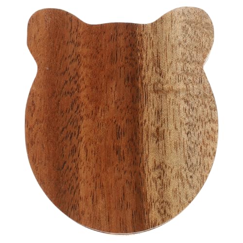 BESPORTBLE Wooden Guitar Pick Case Durable Storage Organizer for Guitar Picks Natural Wood Grain Design for Musicians Creative Appearance for Daily Use