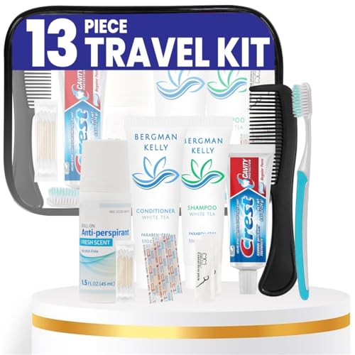 Trektote-Travel-Toiletry-Kit-For-Men-And-Women--13-Piece-Set-of-Travel-Size-Toiletries-TSA-Compliant-Travel-Essentials-Includes-Shampoo-And-Conditioner-Body-Wash-Oral-Care-Toiletry-Bag-More Trektote Travel Toiletry Kit For Men And Women – 13 Piece Set of Travel Size Toiletries, TSA Compliant, Travel Essentials, Includes Shampoo And Conditioner, Body Wash, Oral Care, Toiletry Bag & More - Image 1
