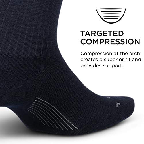 Feetures Everyday Max Cushion Crew Sock for Men - Moisture-Wicking Socks - (1 Pair)2