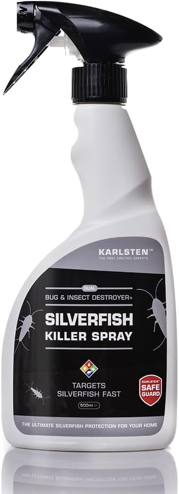 – Silverfish Killer Spray Fast Effective Quality Silverfish Killer 500 ml Non staining