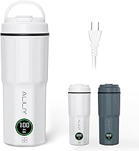 Portable Electric Kettle, 2025 Winter Innovation, 5 Minute Rapid Boiling, Temperature Adjustment, For Overseas / Japan, AC 100 - 240 V, Travel Kettle, 13.5 fl oz (400 ml), Compact, Portable, 300 W