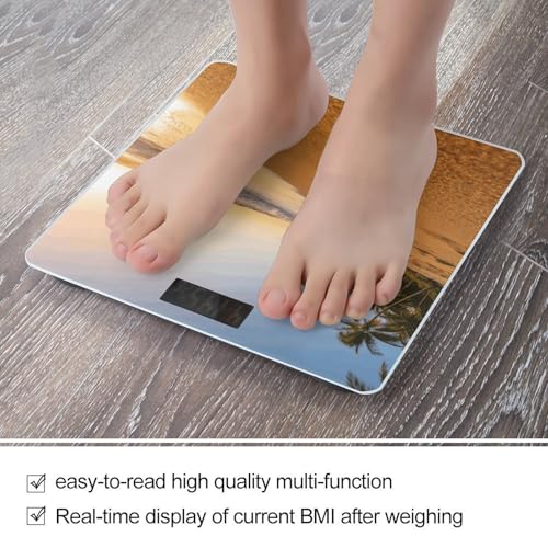 Báscula digital Coconut Shadow Gold Sands para baño miniatura 5