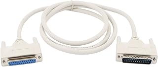 Aexit DB25 Male Audio & Video Accessories to Female 25 Pin Printer Extension Connectors & Adapters Cable Adapter
