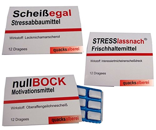 quacksalberei Witzige Kaugummis 3-er Set (Preisvorteil!!!) Cover