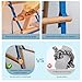 AVDAR Rope Ladder for Kids Designed for Indoor Jungle Gyms, Wooden Swing Rope Ladder, Indoor Playground Accessories Tree House Accessories