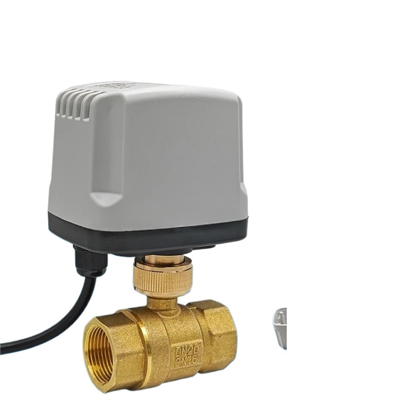 Vanne à boisseau sphérique DN15 laiton filetée femelle actionneur électrique 24V