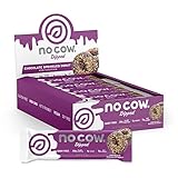 No Cow Dipped High Protein Bars, Chocolate Sprinkled Donut 20g Plant Based Vegan Protein Snacks, Ket