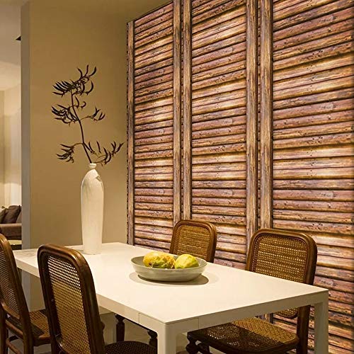 Image of Univocean 3D Bamboo Removable Wallpaper Peel and Stick Waterproof HD Wall Paper (500 X 45 cm)