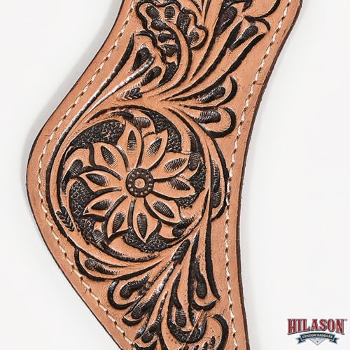 Image of HILASON Antique Brown Western Women Spur Straps Leather Antique Brown | Spur Straps | Leather Spur Straps | spur Straps for Women and Men | spur Straps Western