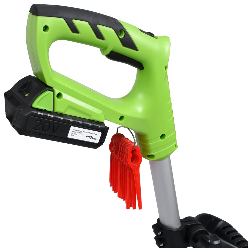 Genérico Desbrozadora inalámbrica con batería de Ion-Litio 20V 1500mAh,Casa y jardín,Jardín,Maquinaria de jardinería,Desbrozadoras,Multicolor,3 kg,145799