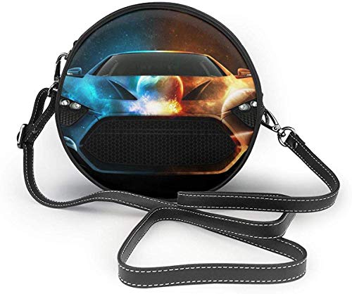 Preisvergleich Produktbild laohu123 Super auto runde umhängetasche kreis handtasche geldbörse für frauen mädchen
