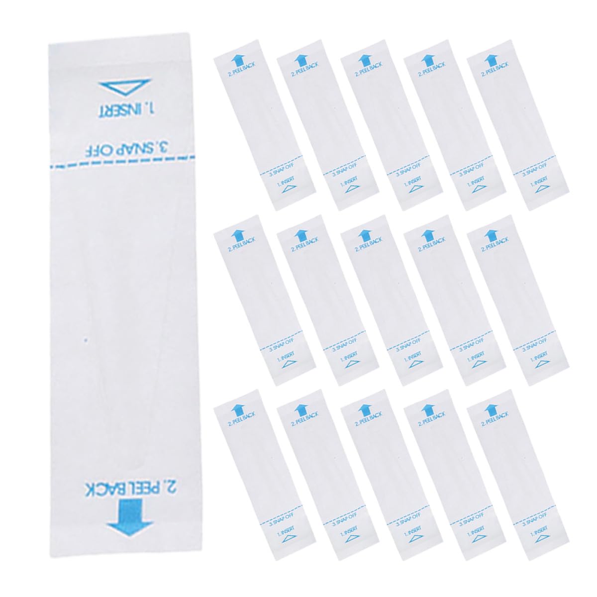 100Pcs Disposable Probe Sleeves Universal Protective Covers for Digital Rectal Oral Use Grade White-image-5
