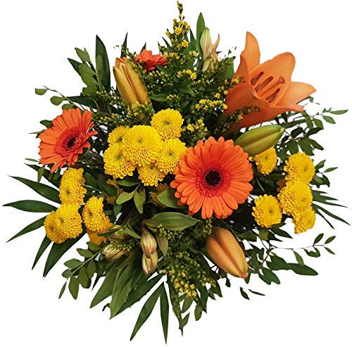 Blumenstrauß zum Geburtstag mit Gratis Grußkarte -Blumensendung von Flora Trans