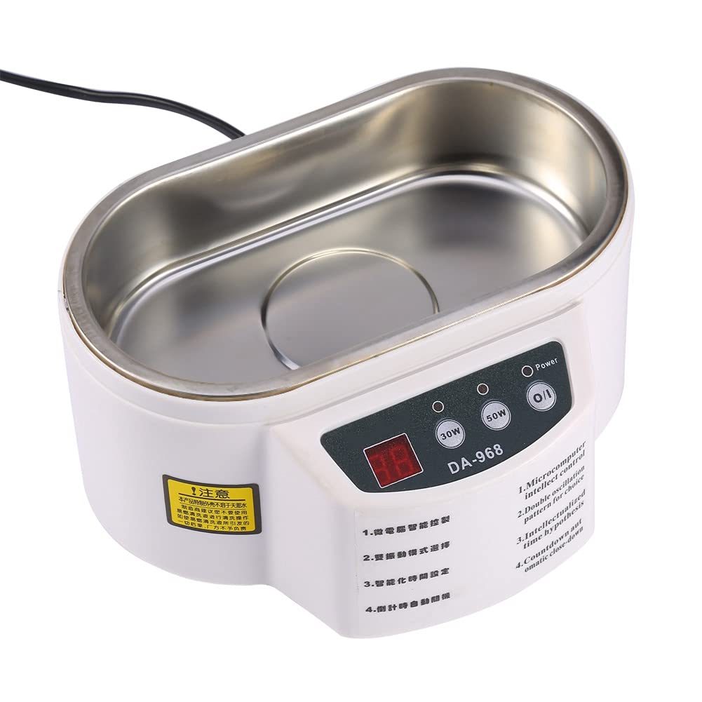 Limpiador De Baño Ultrasónico Digital 30W/50W Seleccionable, Capacidad 600ml, Apto Para Diversos Objetos