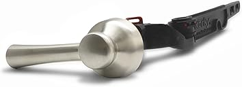 Korky Strong Arm Metal Toilet Handle and Lever - Universal to Fit Front, Angled, Side, Left, and Right Mount Toilets - Brushed Nickel, Simple Style, 6074BP