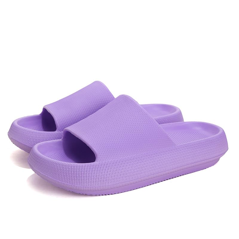 Pillow Slippers, Non-Slip Quick Drying Shower Slides, Ultra Cushion Thick Sole, Unisex Bathroom Sandals4
