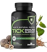 Tick Bite Immune Support Supplement - Japanese Knotweed, Cat's Claw, Chinese Skullcap, Cryptolepi...