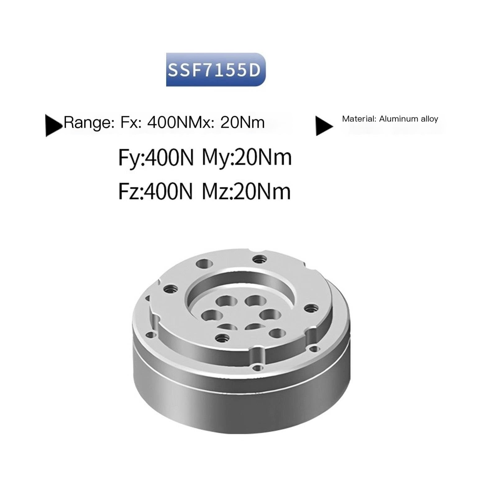 Sensor de fuerza de seis componentes | Medición de fuerza y ​​pulido de alta precisión(SSF-7155D)