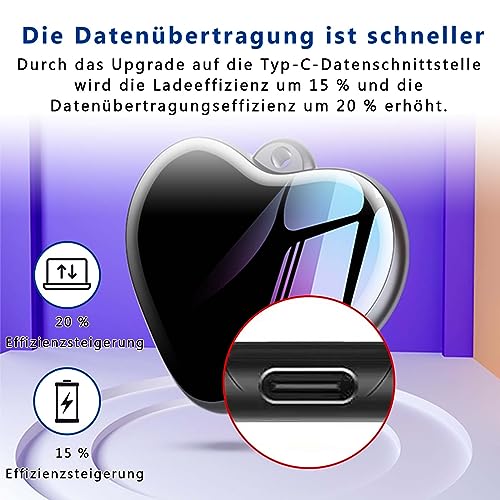 Diktiergerät mini,Aussehen der Halskette,Aufnahmegerät Spionage,Spion abhörgerät,Spion digital Voice Recorder,STTWUNAKE