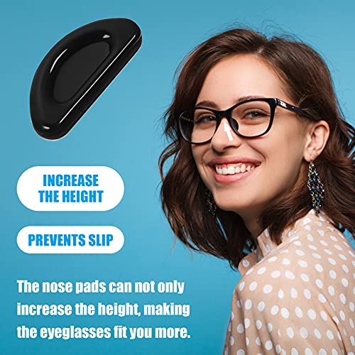 DOITOOL 10 Pares Óculos de Nariz Pads Adesivo Silicone Nariz Almofadas Almofadas Anti- Deslizamento