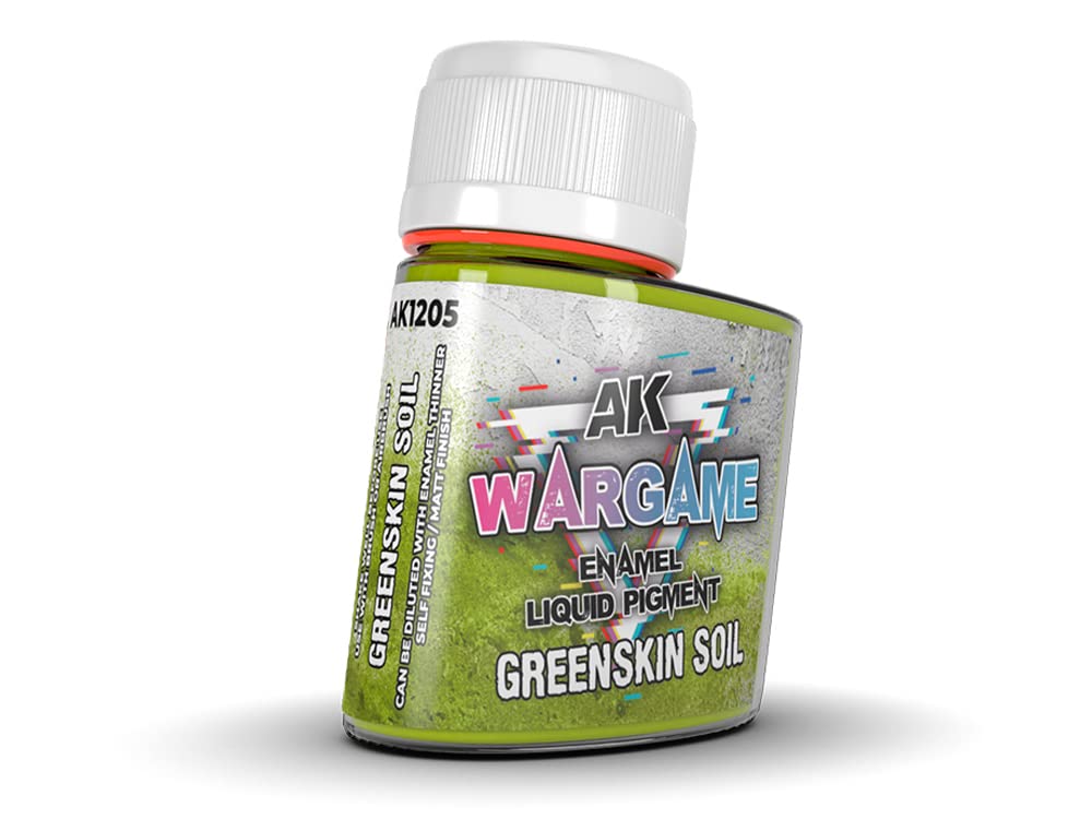 Ak Interactive - Greenskin Oil Enamel Liquid Pigment 35Ml - Ak1205
