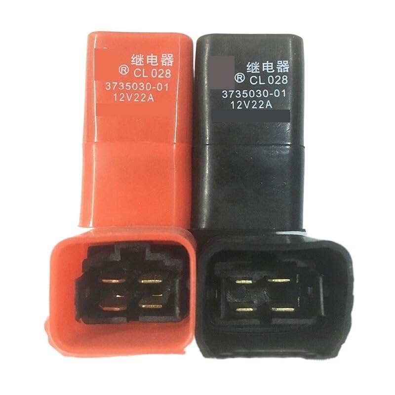 Relais CL028 3735030-01 22A 12V 4pin climatisation antibrouillard voiture rouge
